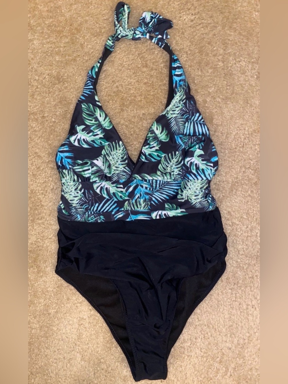 Women’s Shein one piece tropical print swimsuit